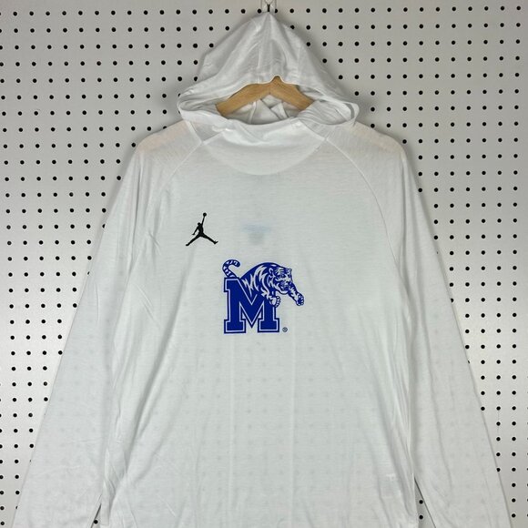 Nike Memphis Tiger x JORDAN Medium Hoodie Basketball Team Issued Penny NWT Shirt - Picture 2 of 5